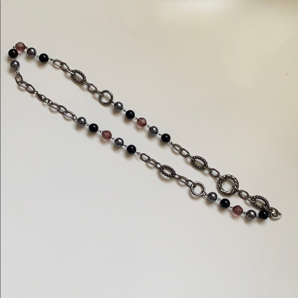 NY&CO Beaded Chain Necklace